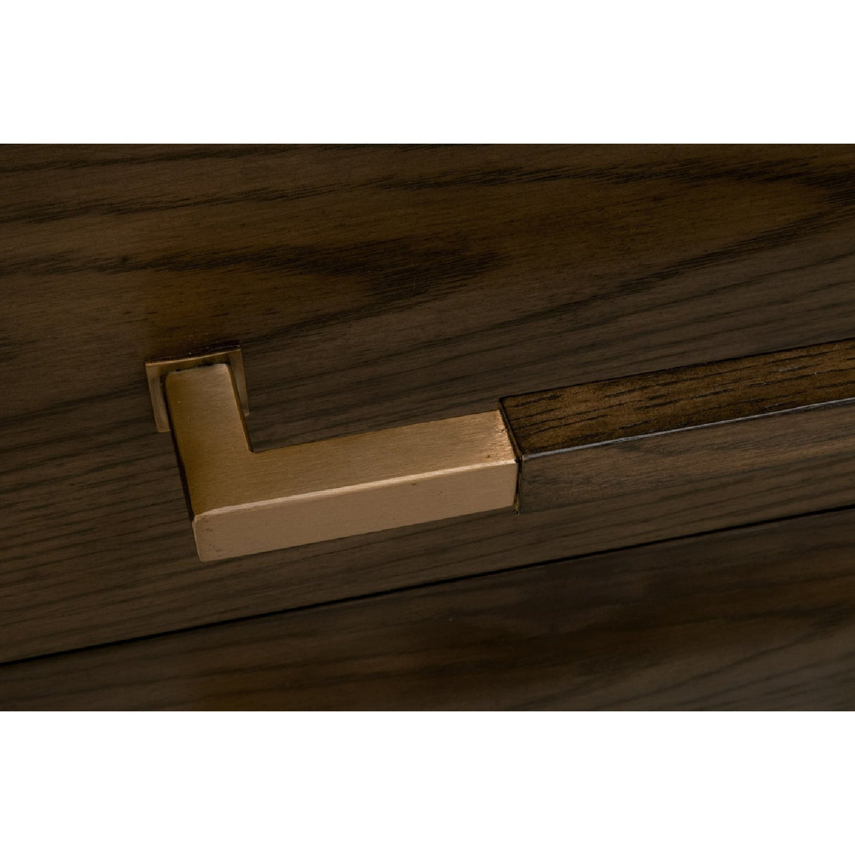 Marble Top Oak 2-Drawer Nightstand | Living Essentials Cambria – alternate view 8