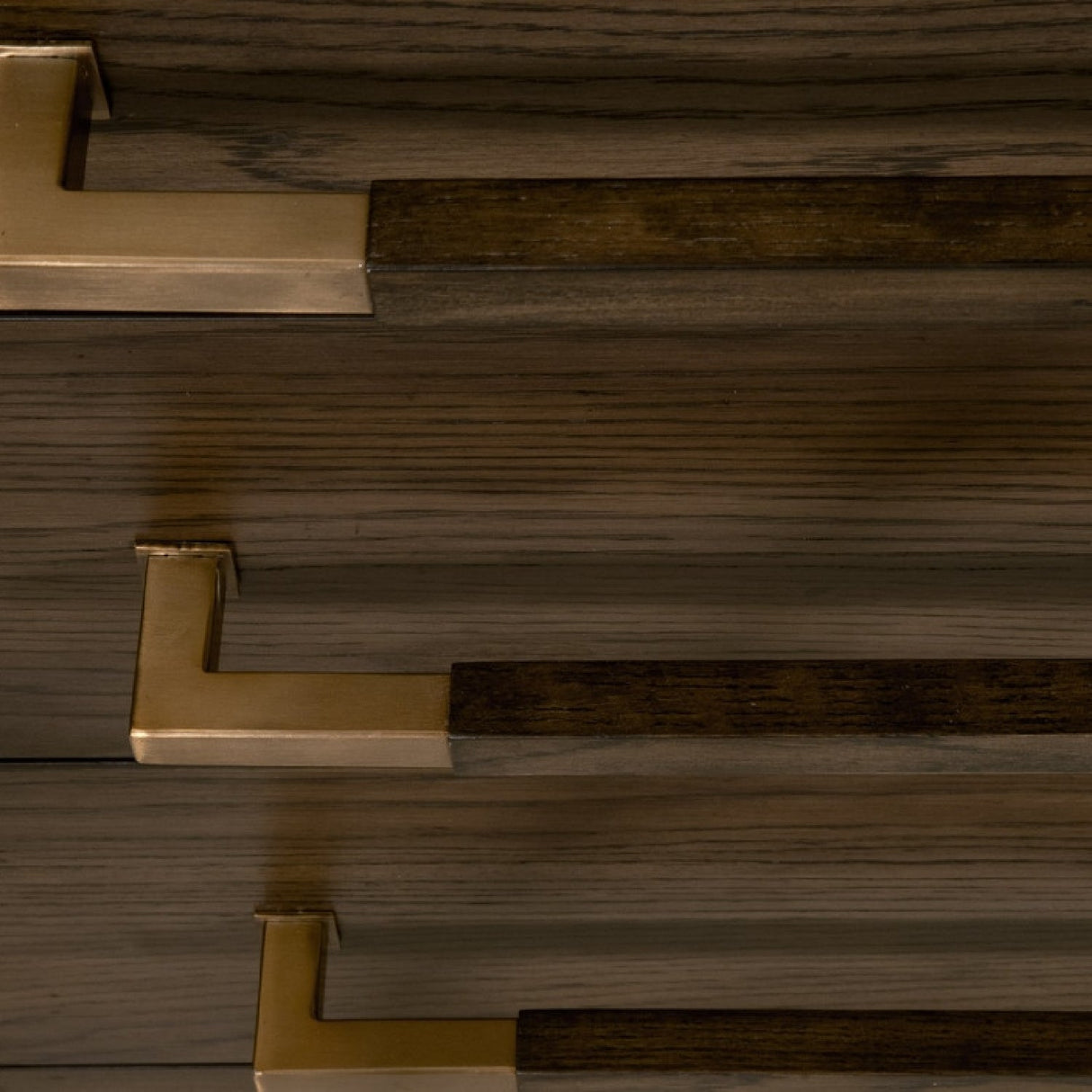 Modern European furniture - Brown Oak 8-Drawer Double Dresser - www.oroa.com