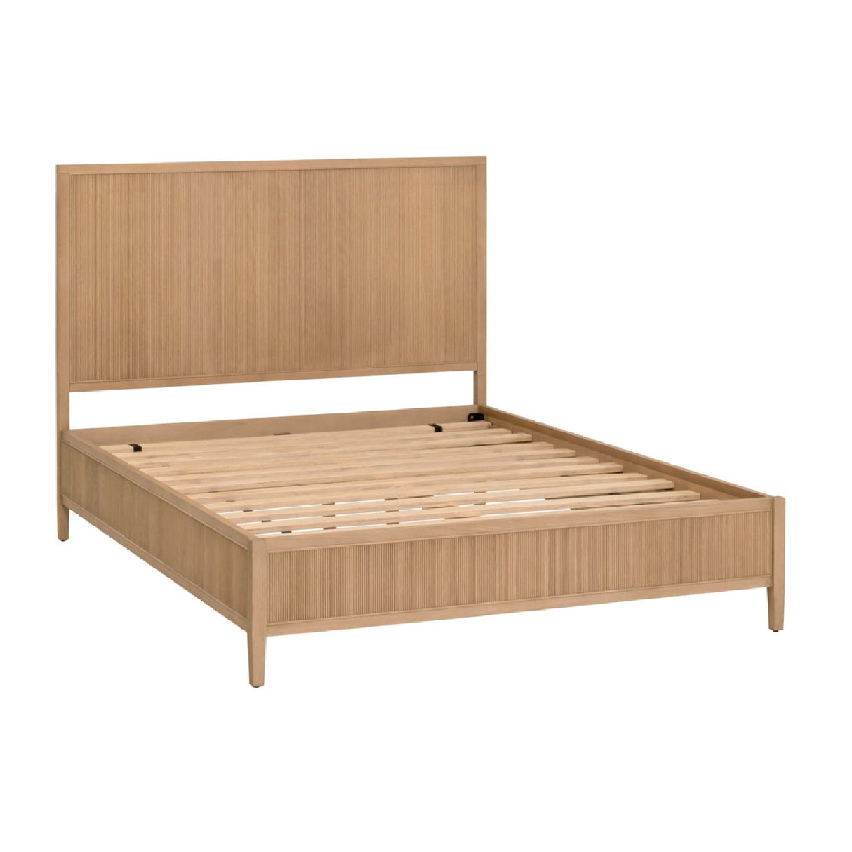 Modern European furniture - Natural Oak Queen Bed - www.oroa.com