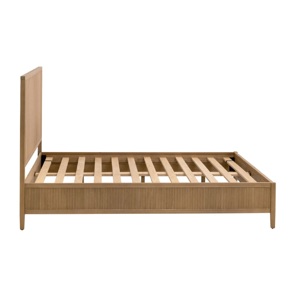 Modern European furniture - Natural Oak Queen Bed - www.oroa.com