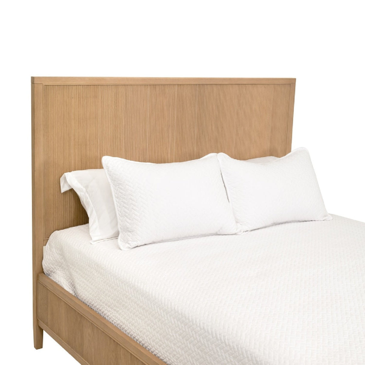 Modern European furniture - Natural Oak Queen Bed - www.oroa.com