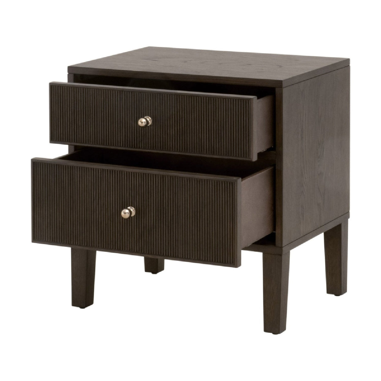 2-Drawer Oak Nightstand S | Living Essentials Highland – alternate view 23