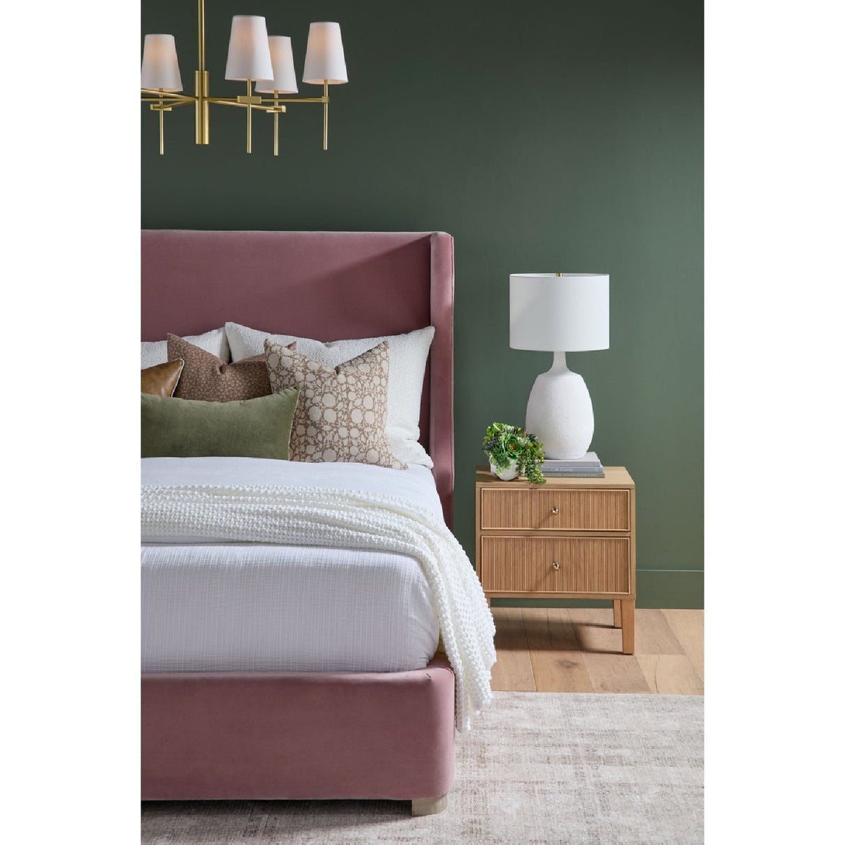 2-Drawer Oak Nightstand S | Living Essentials Highland – alternate view 16