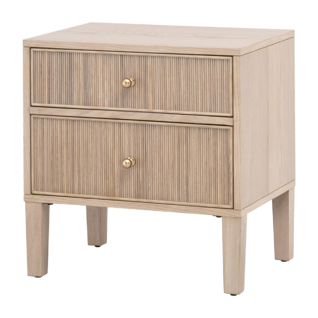 2-Drawer Oak Nightstand S | Oroa.com