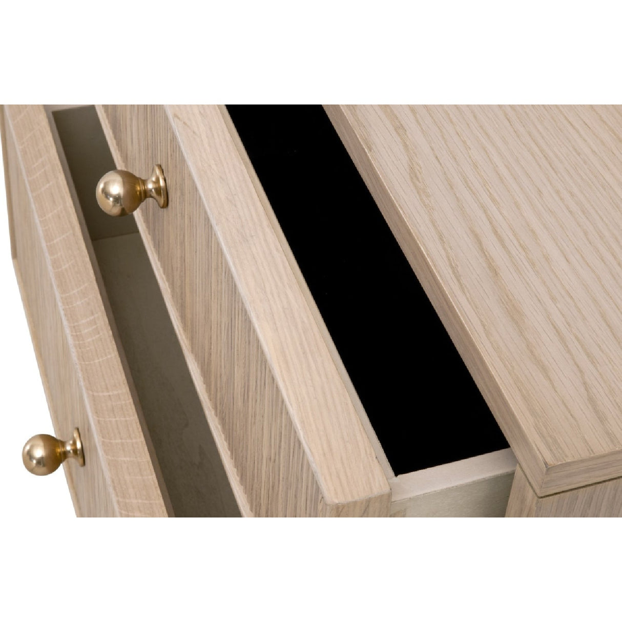 2-Drawer Oak Nightstand S | Living Essentials Highland – alternate view 8