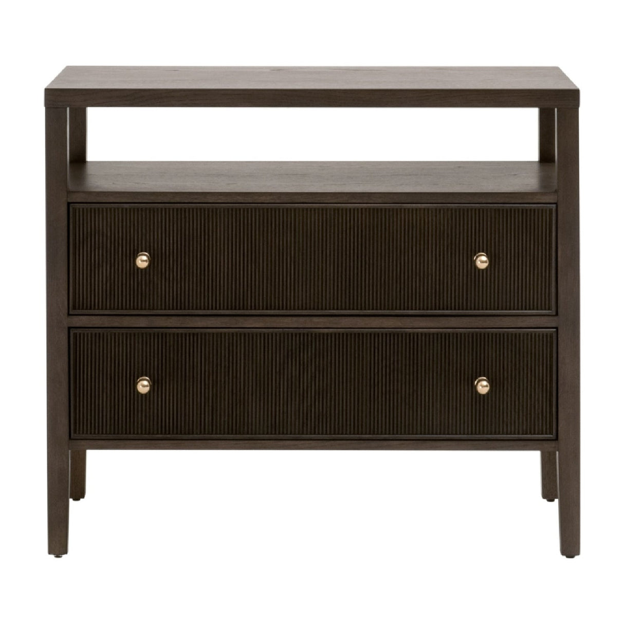2-Drawer Oak Nightstand L | Living Essentials Highland – alternate view 16