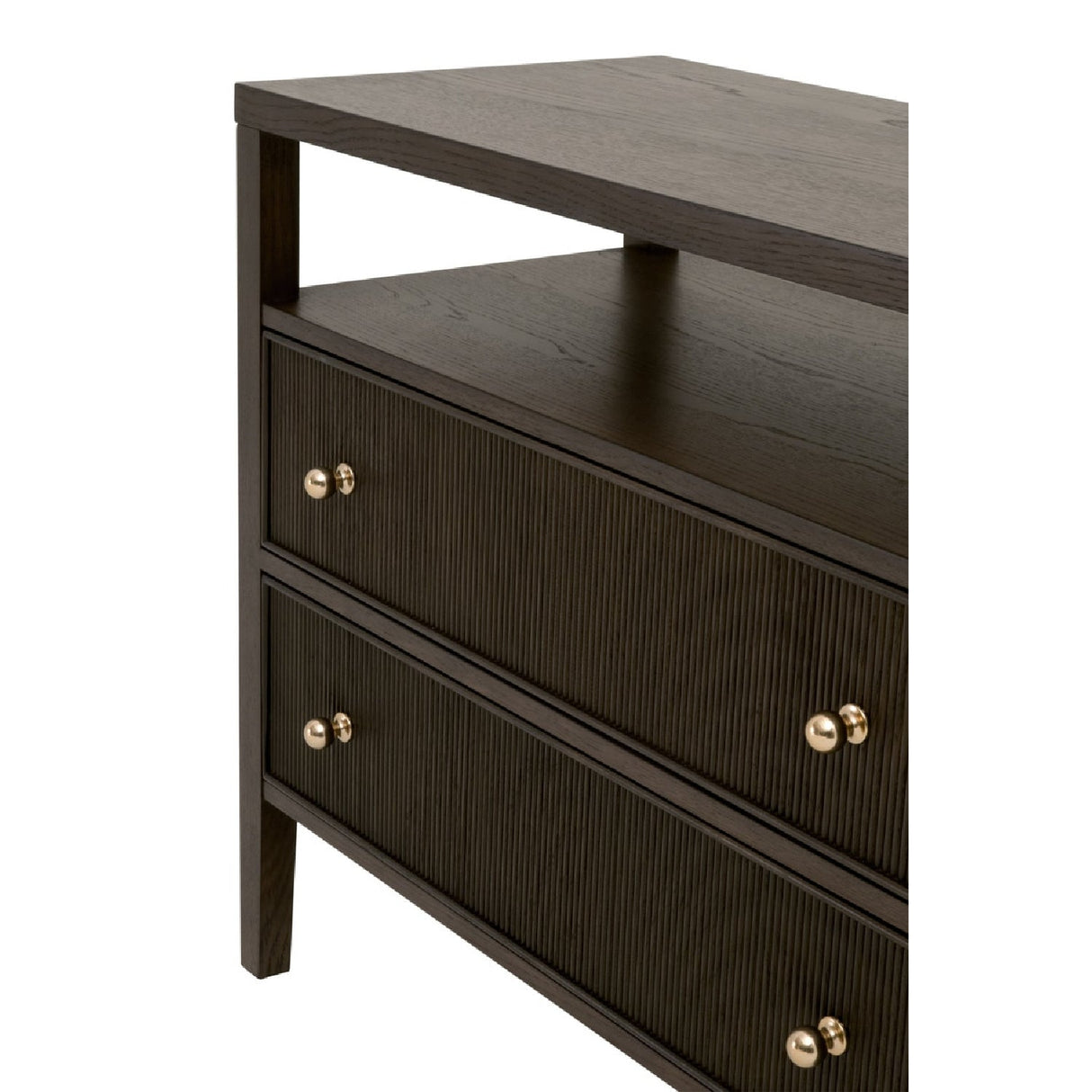 2-Drawer Oak Nightstand L | Living Essentials Highland – alternate view 22