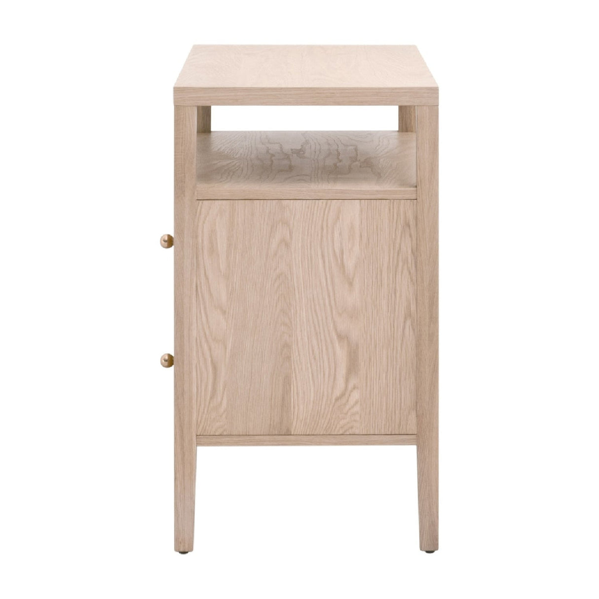 2-Drawer Oak Nightstand L | Living Essentials Highland – alternate view 6