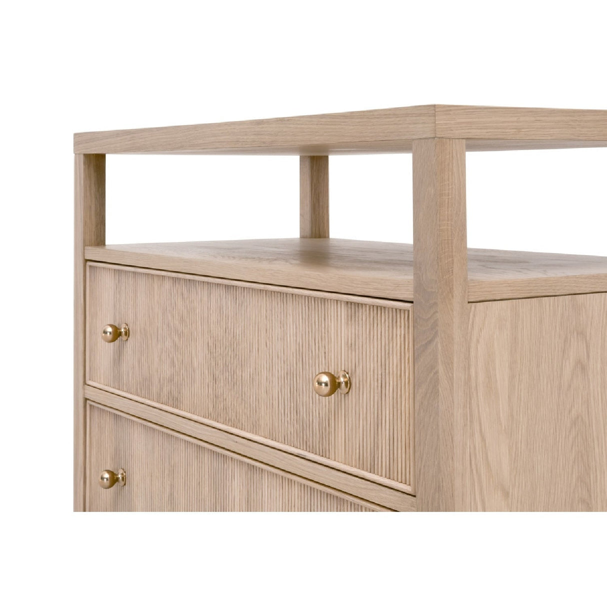 2-Drawer Oak Nightstand L | Living Essentials Highland – alternate view 7