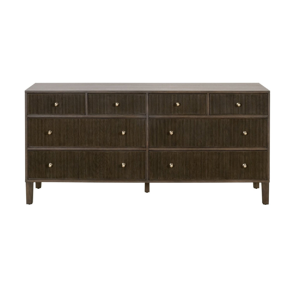 8-Drawer Oak Double Dresser | Living Essentials Highland – alternate view 21