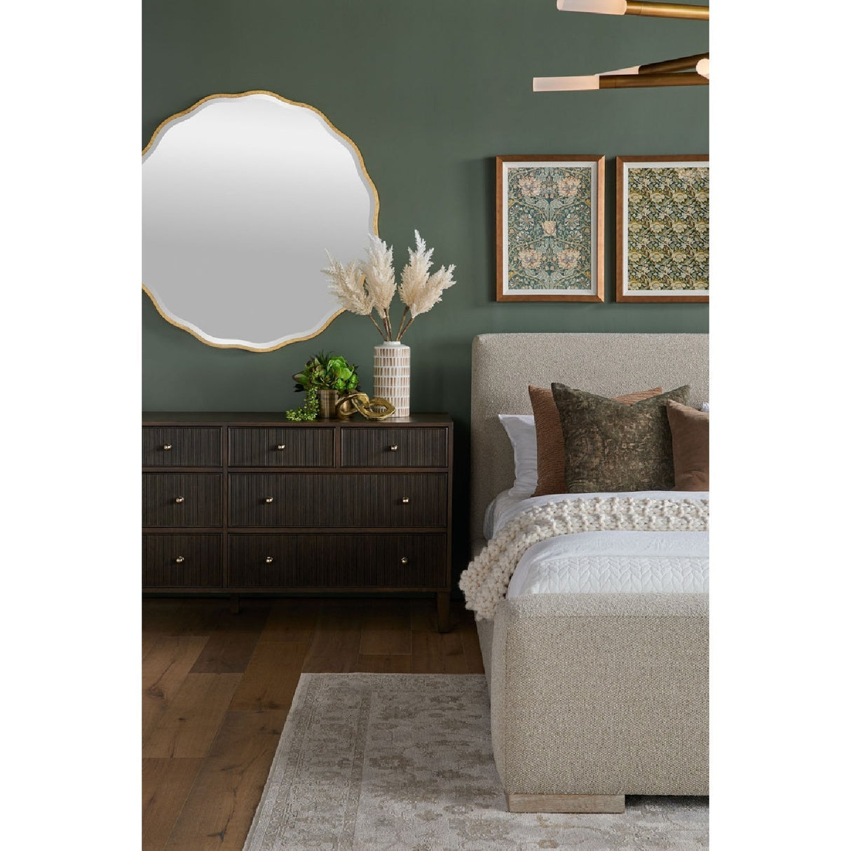 8-Drawer Oak Double Dresser | Living Essentials Highland – alternate view 33