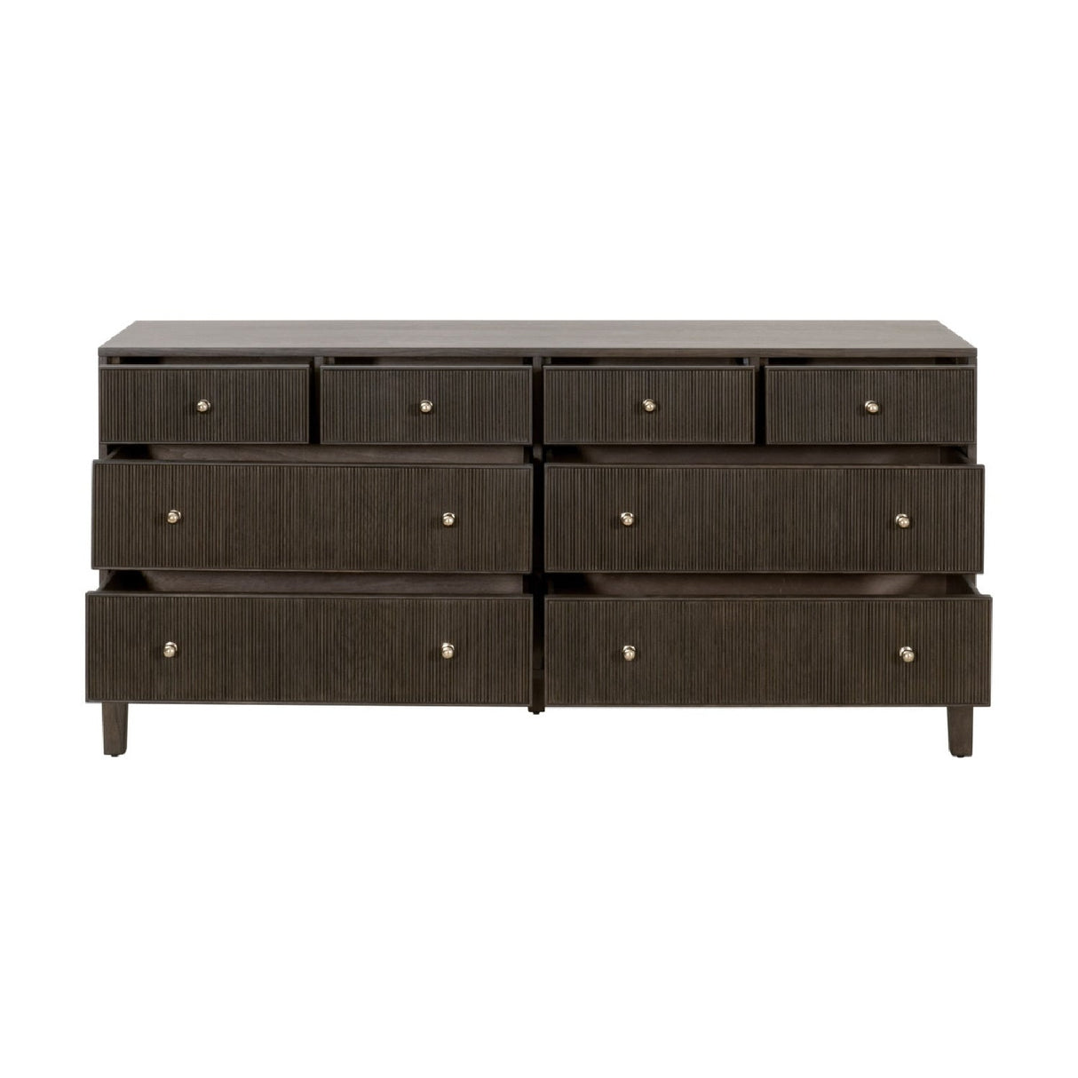 8-Drawer Oak Double Dresser | Living Essentials Highland – alternate view 22