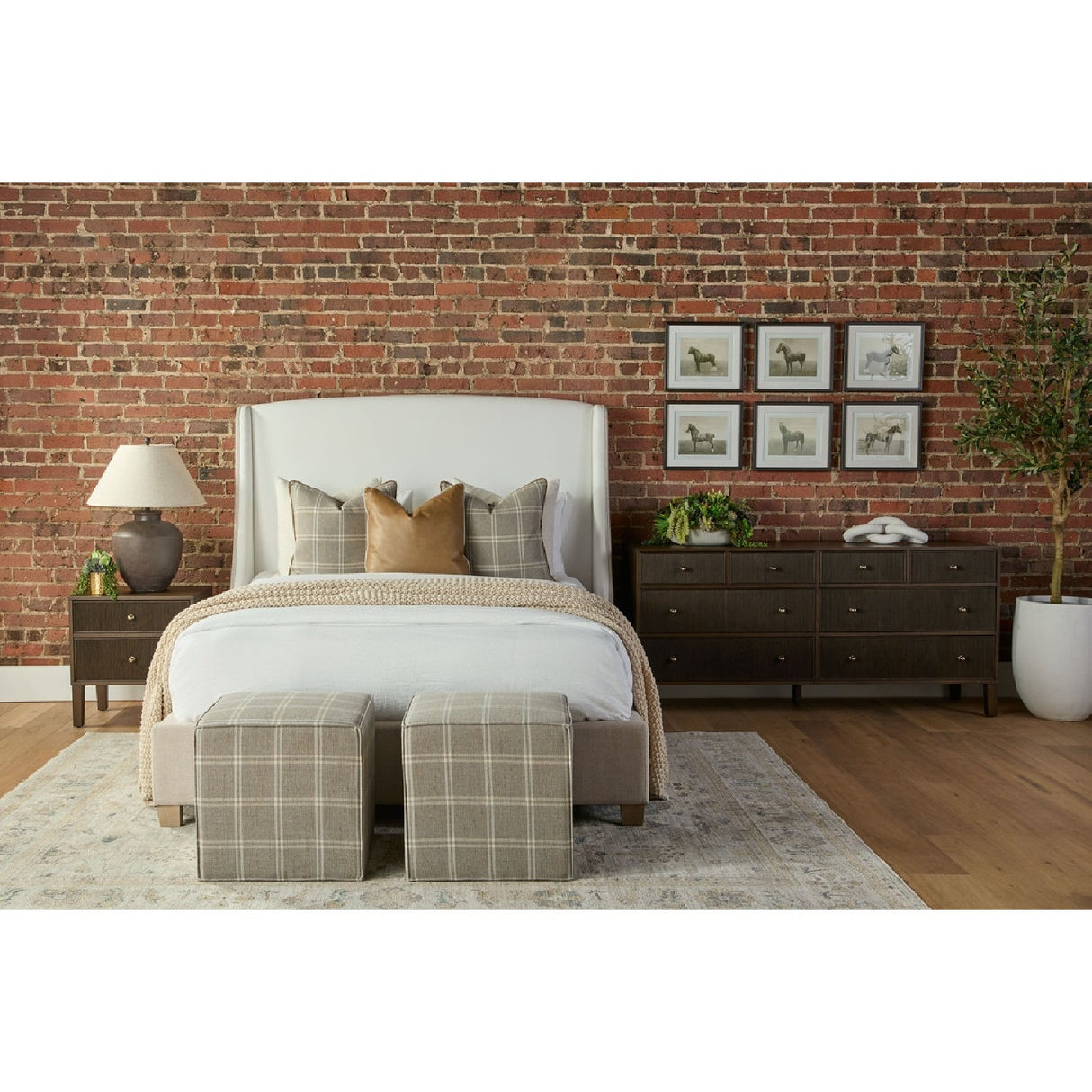 8-Drawer Oak Double Dresser | Living Essentials Highland – alternate view 39