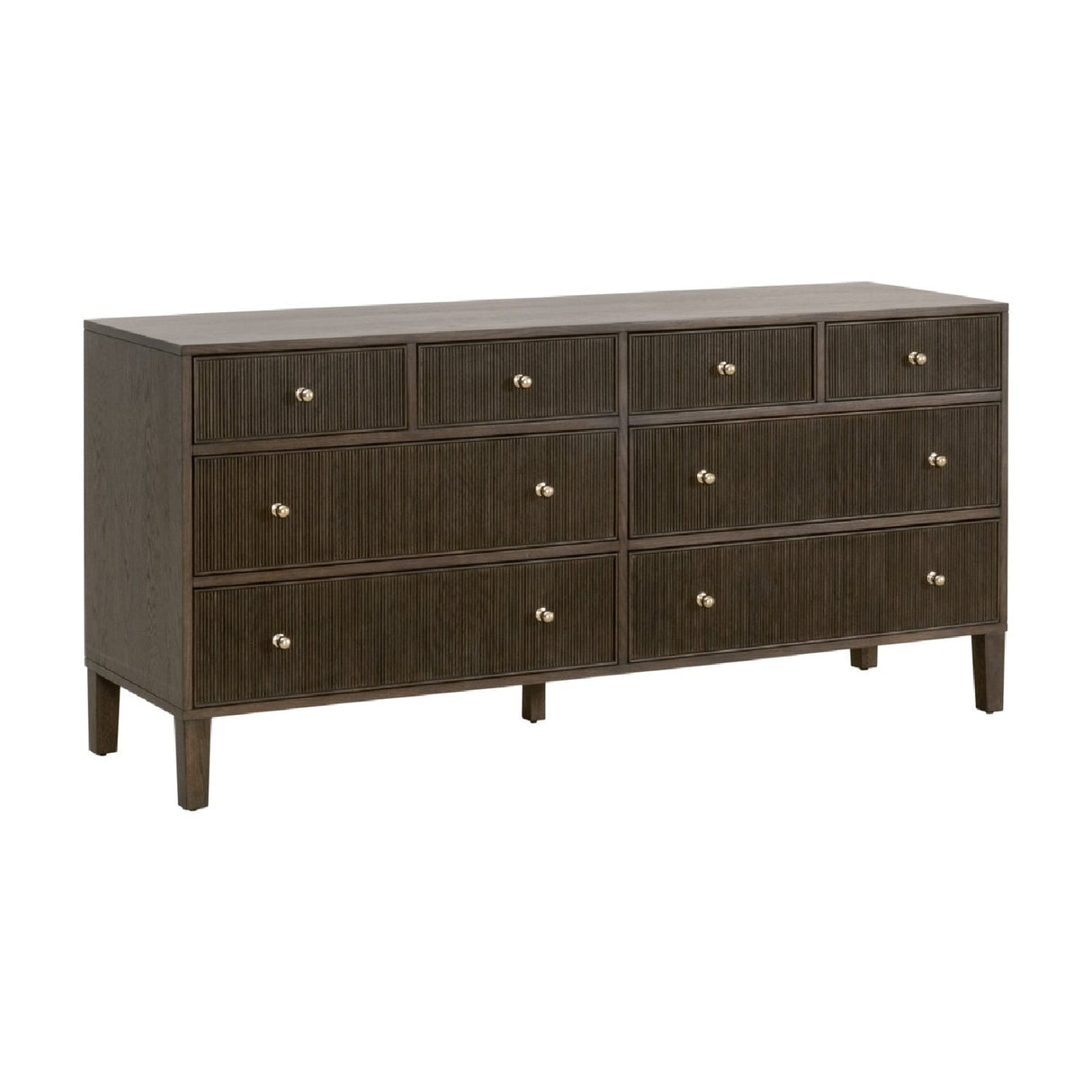 8-Drawer Oak Double Dresser | Living Essentials Highland – alternate view 19