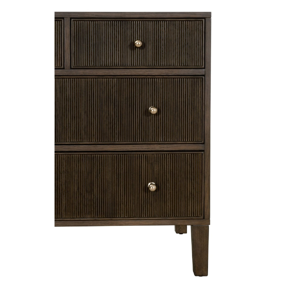 8-Drawer Oak Double Dresser | Living Essentials Highland – alternate view 25