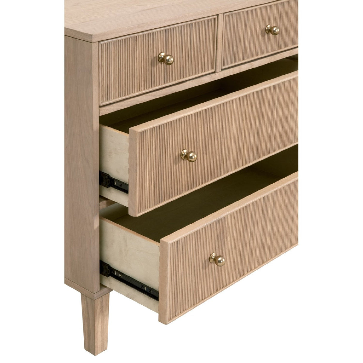 8-Drawer Oak Double Dresser | Living Essentials Highland – alternate view 11