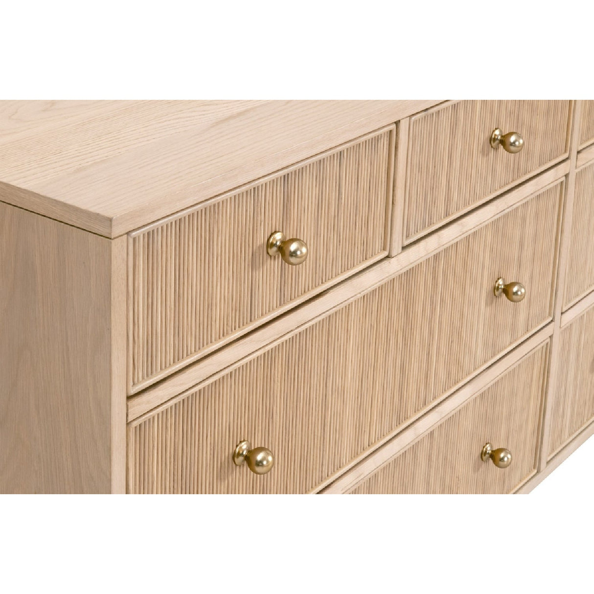 8-Drawer Oak Double Dresser | Living Essentials Highland – alternate view 13