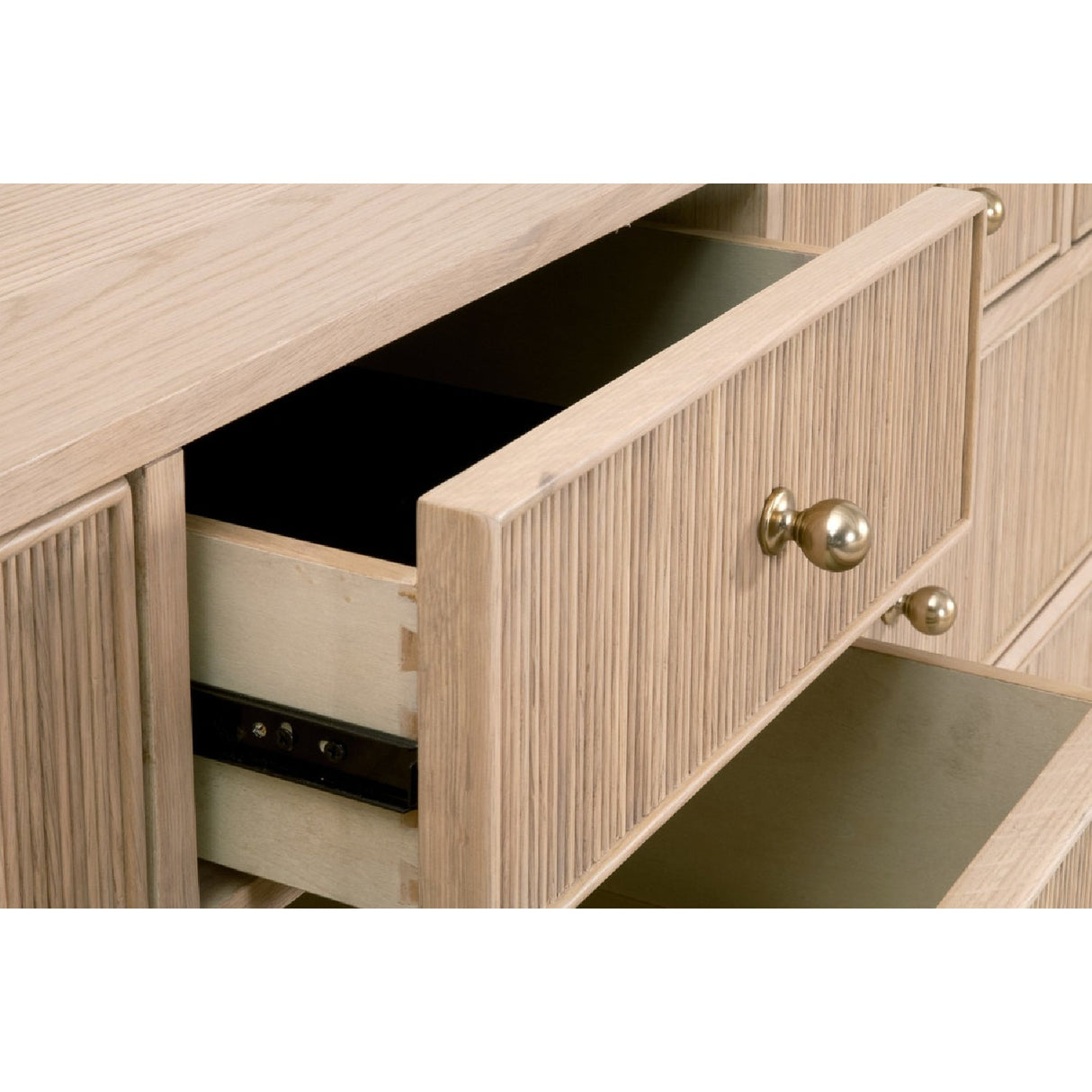 8-Drawer Oak Double Dresser | Living Essentials Highland – alternate view 14