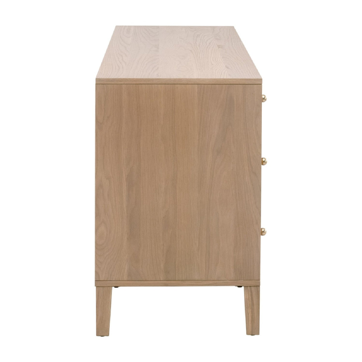 8-Drawer Oak Double Dresser | Living Essentials Highland – alternate view 5