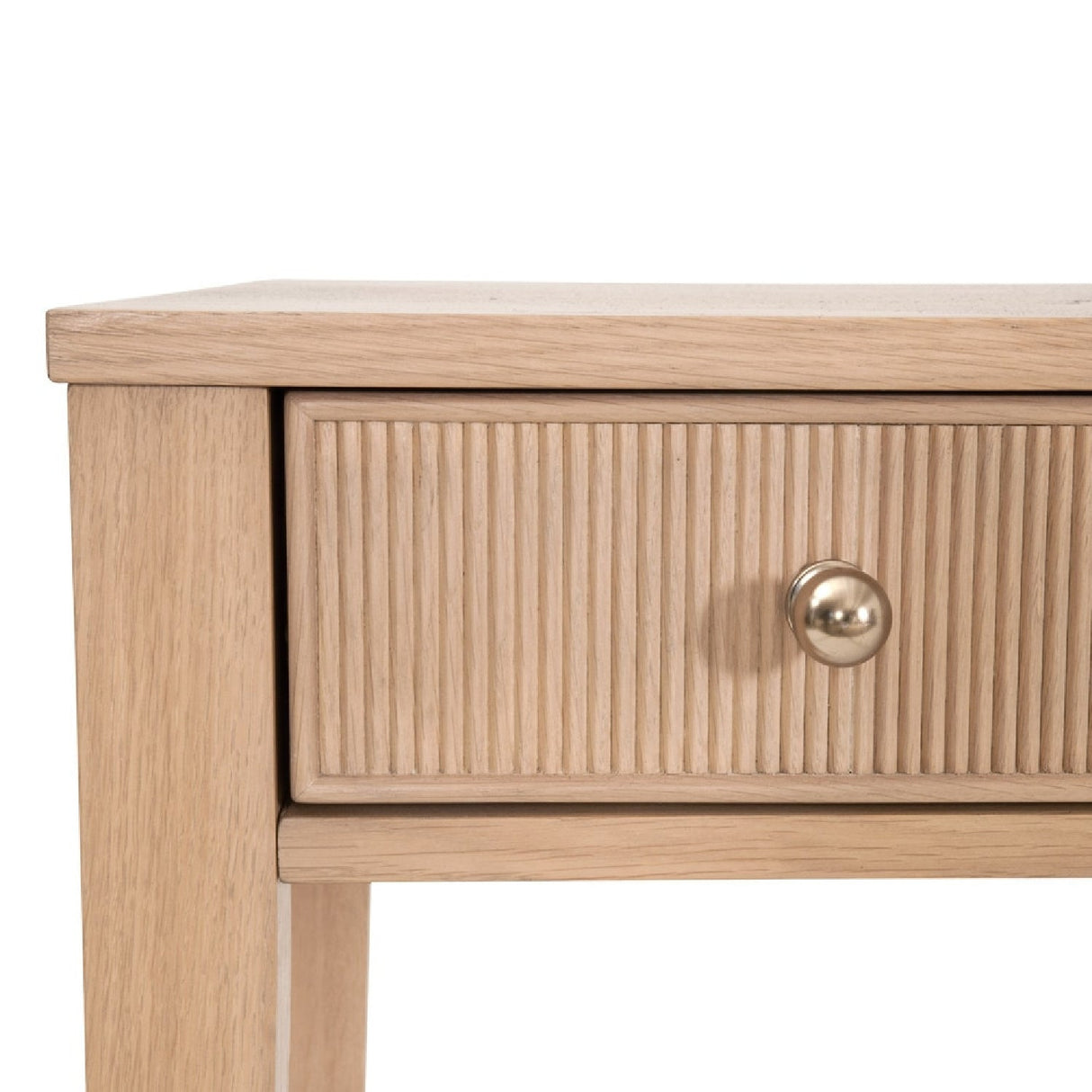 Modern European furniture - Natural Oak 3-Drawer Desk - www.oroa.com