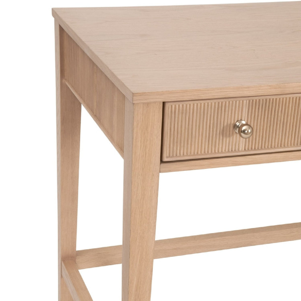 Modern European furniture - Natural Oak 3-Drawer Desk - www.oroa.com