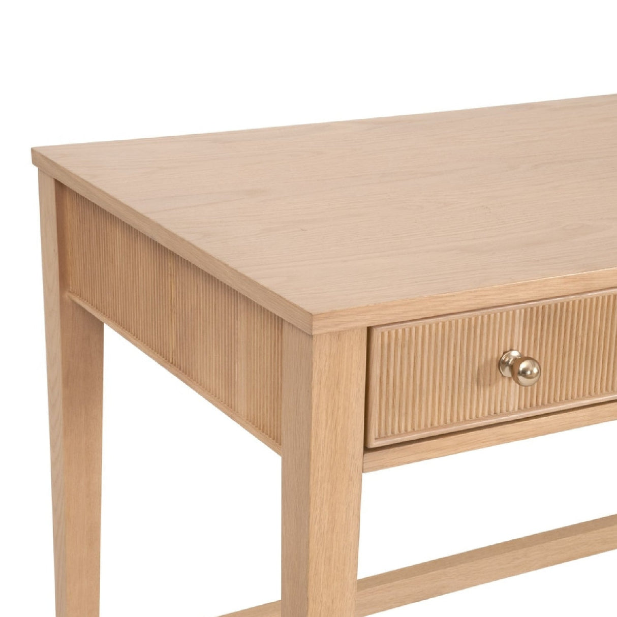 Modern European furniture - Natural Oak 3-Drawer Desk - www.oroa.com