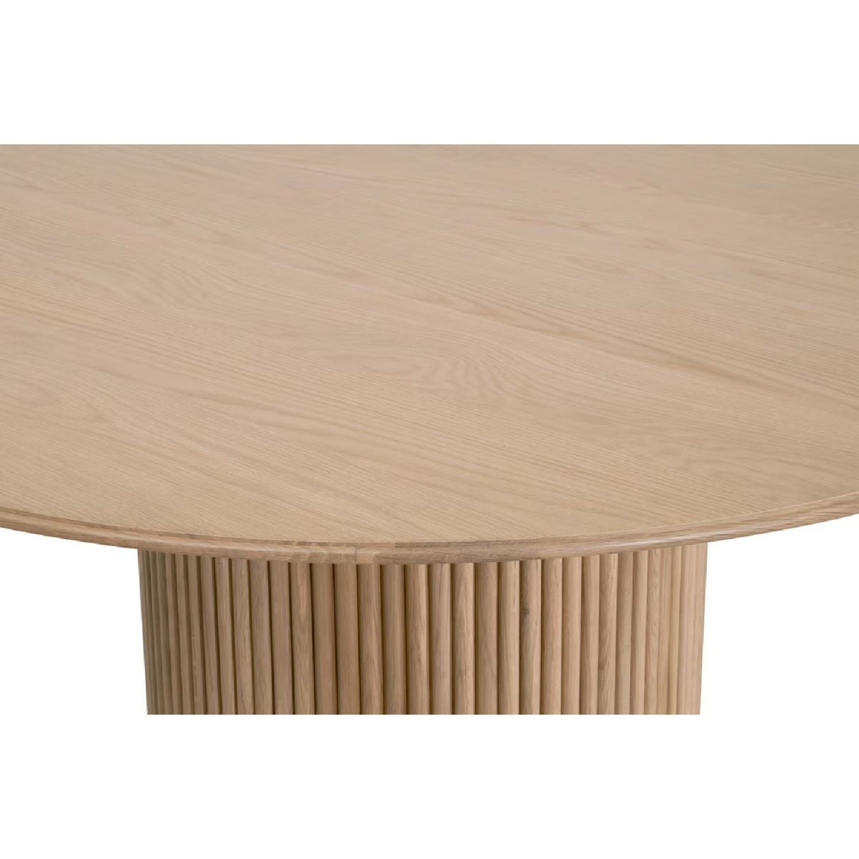 Modern European furniture - Round Natural Oak Dining Table - www.oroa.com