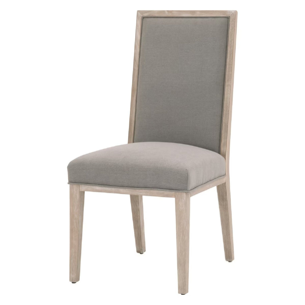 Solid Wood Framed Dining Chairs (2) | Living Essentials Martin – front view