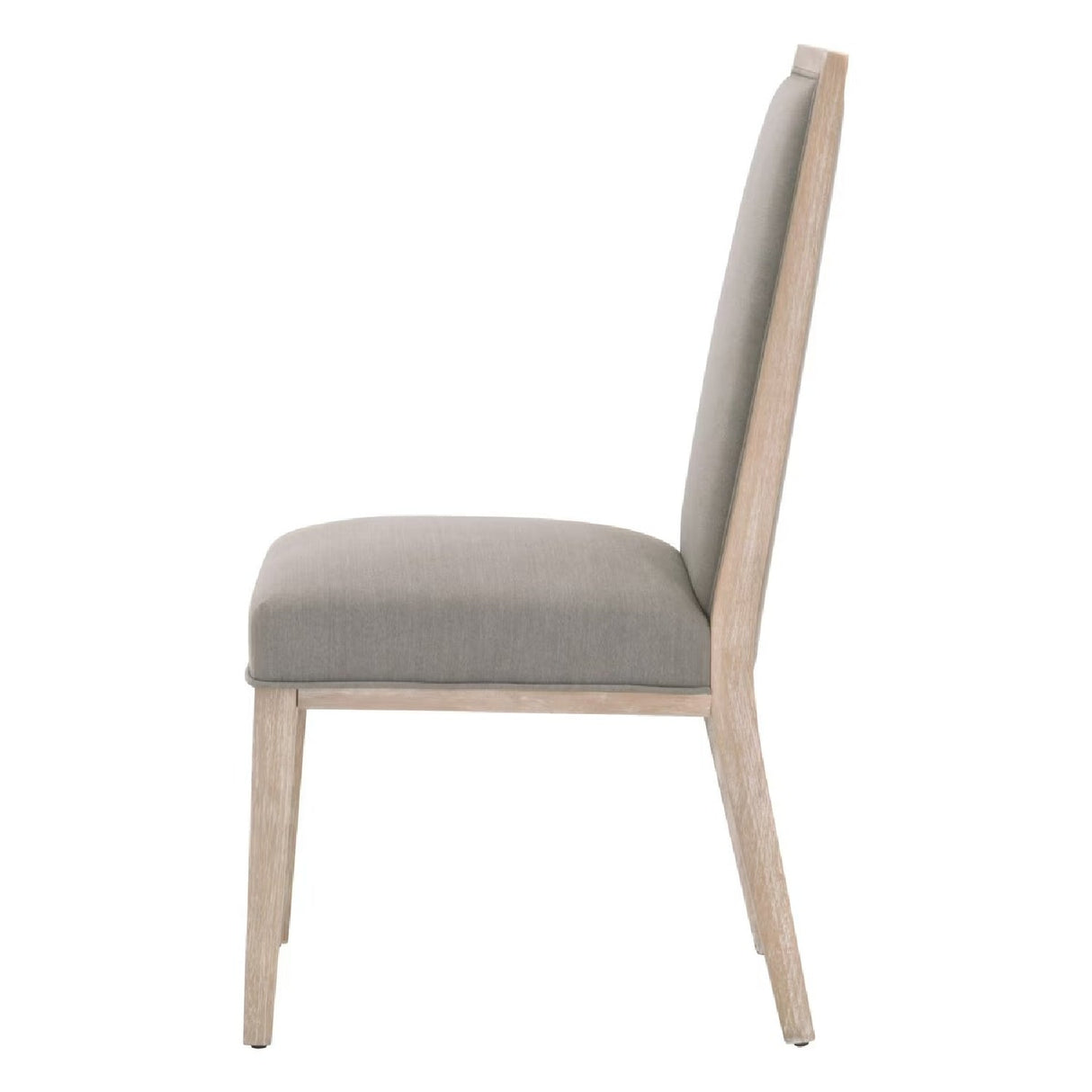Solid Wood Framed Dining Chairs (2) | Living Essentials Martin – rear view
