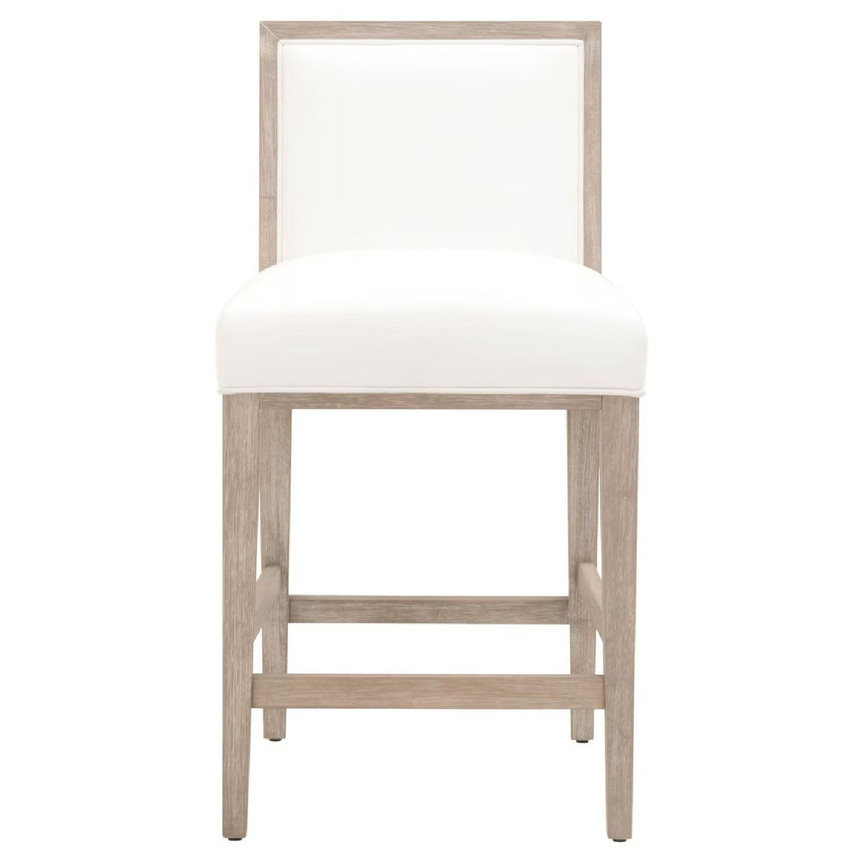 Solid Wood Framed Counter Stools (2) | Living Essentials Martin
