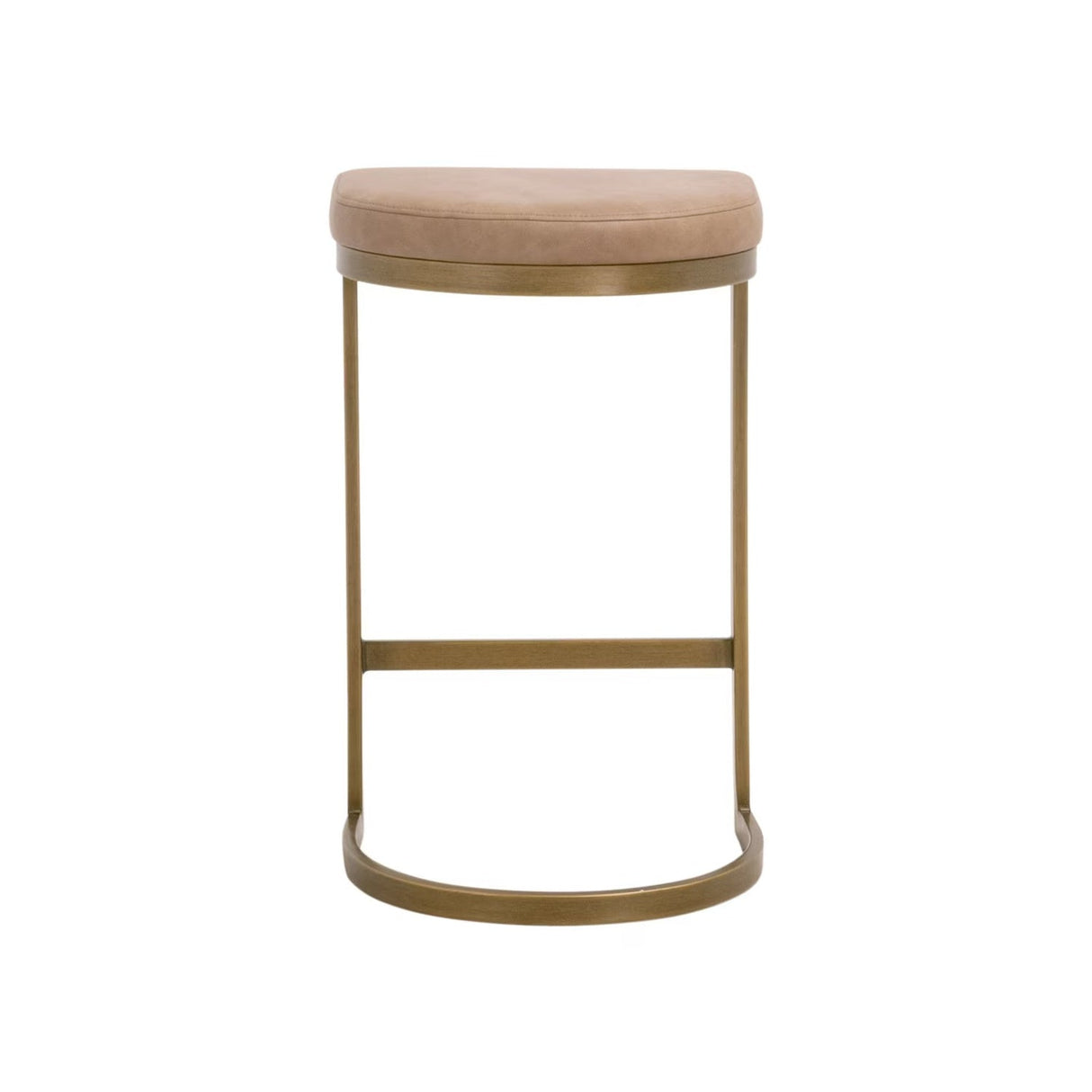 Gold Cantilevered Counter Stool | Living Essentials Cresta – alternate view 12