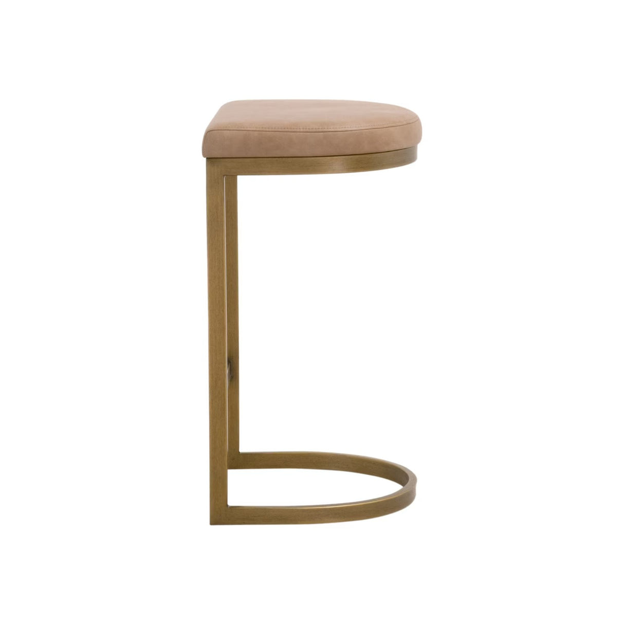 Gold Cantilevered Counter Stool | Oroa.com