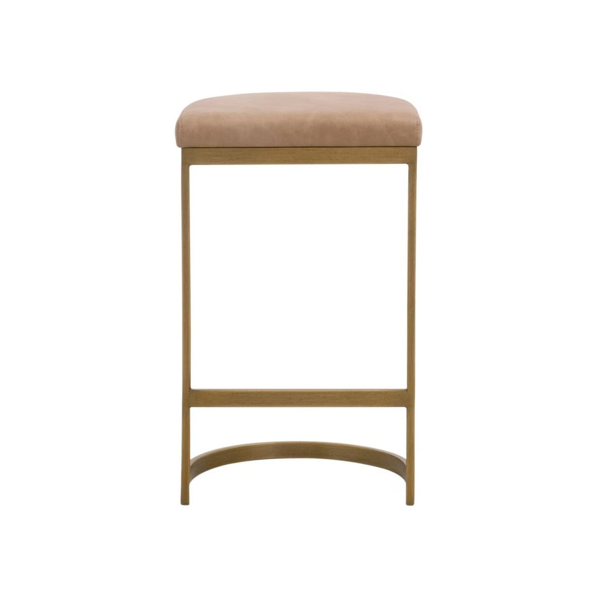 Gold Cantilevered Counter Stool | Living Essentials Cresta – alternate view 10