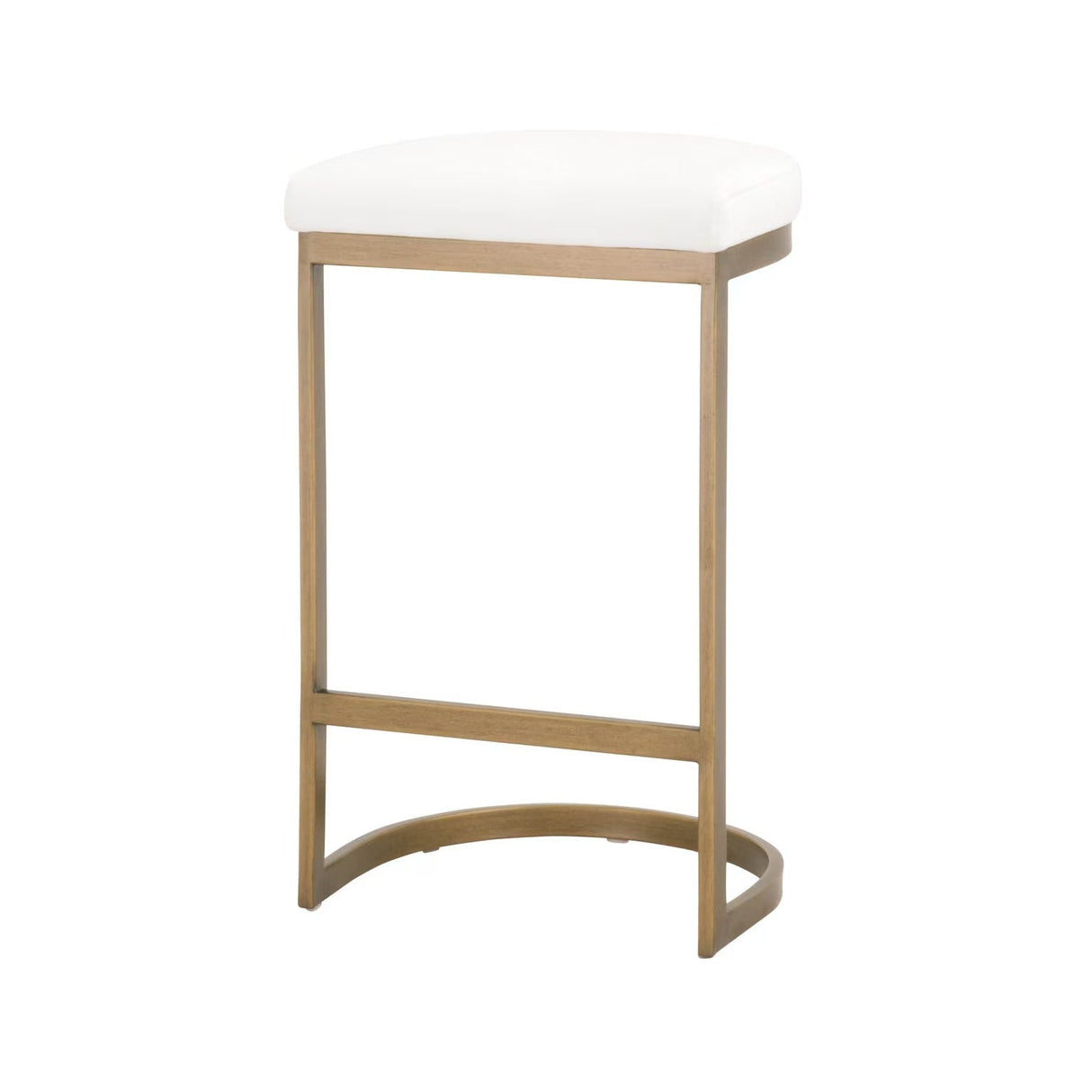 Gold Cantilevered Counter Stool | Living Essentials Cresta – alternate view 6