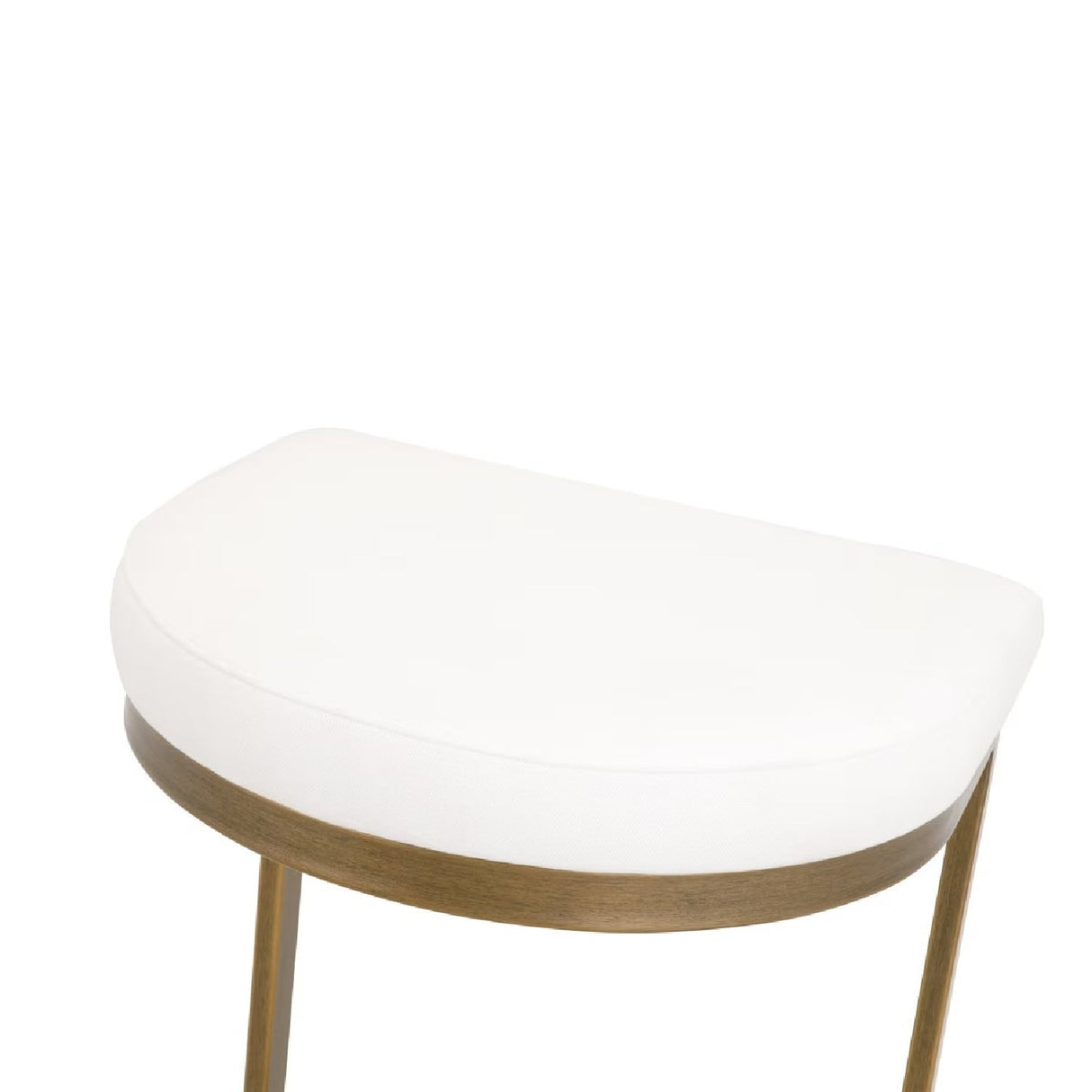 Gold Cantilevered Counter Stool | Living Essentials Cresta – alternate view 8