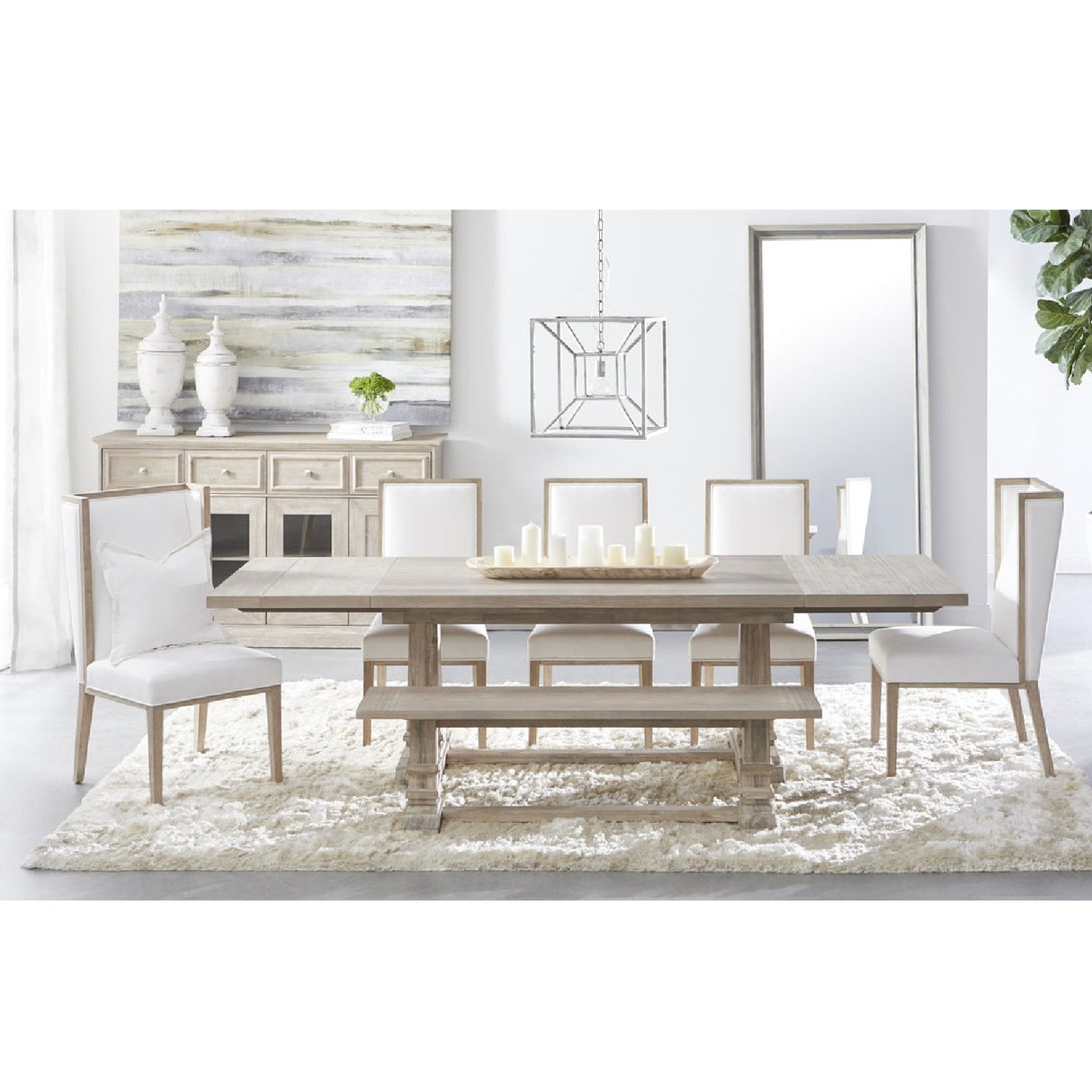 Modern European furniture - Acacia Extendable Dining Table - www.oroa.com