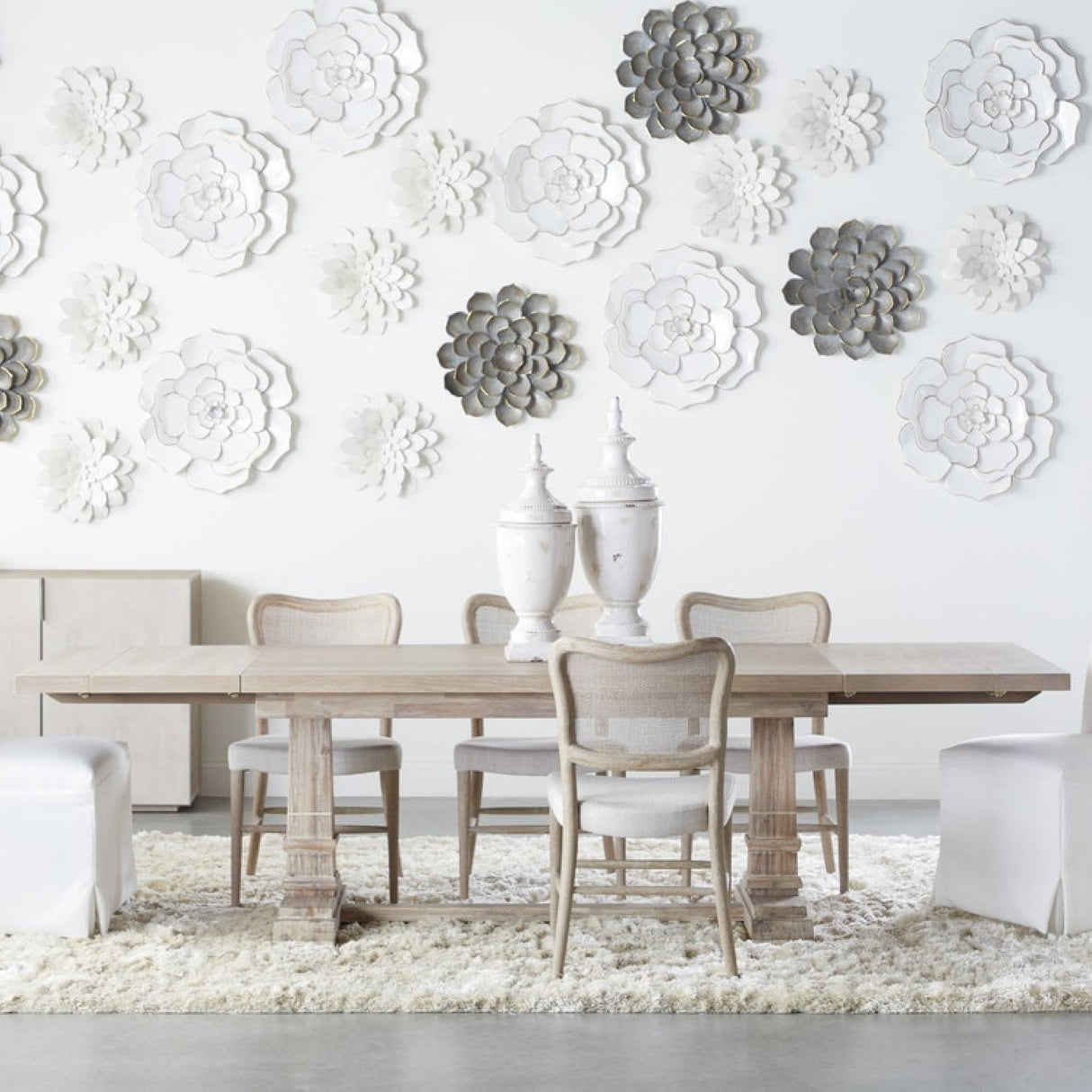 Modern European furniture - Acacia Extendable Dining Table - www.oroa.com