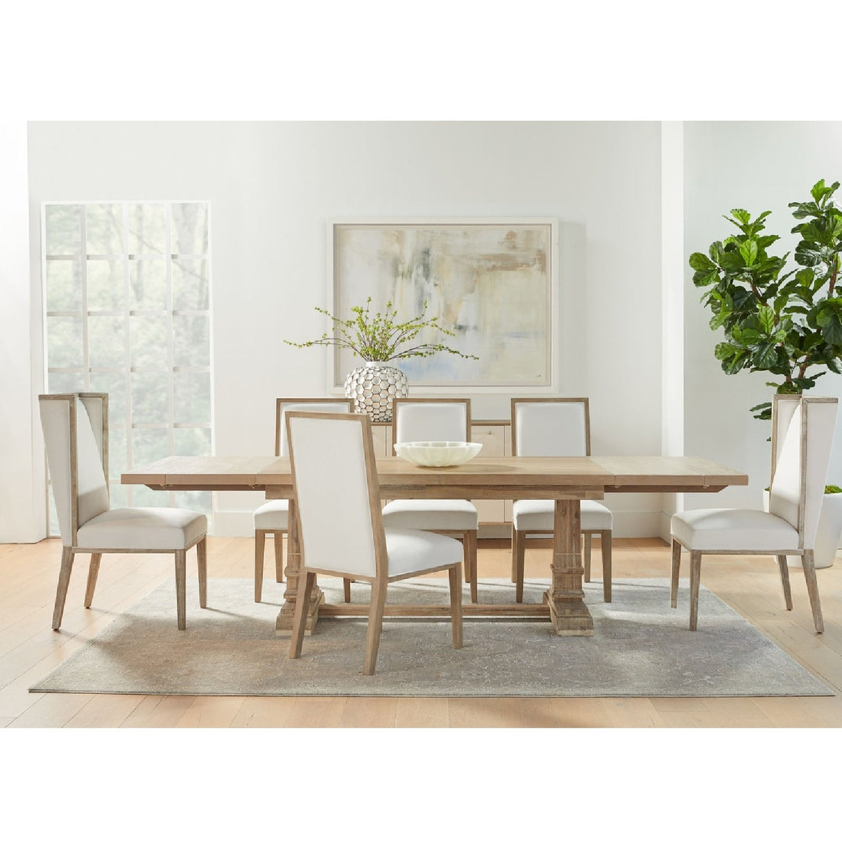 Modern European furniture - Acacia Extendable Dining Table - www.oroa.com