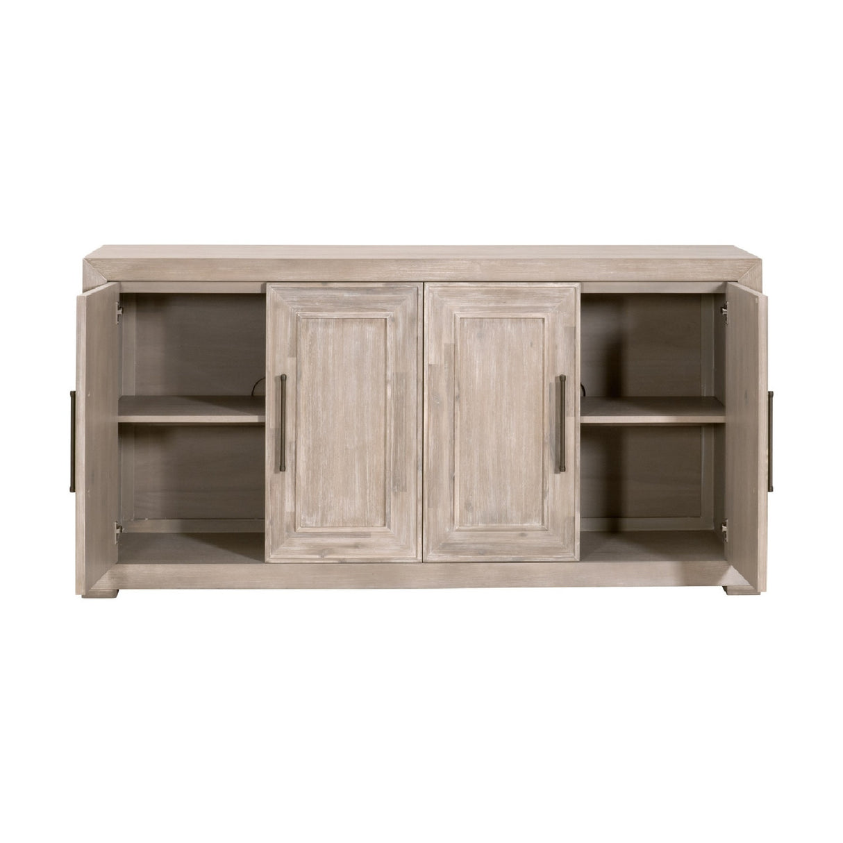 4-Door Acacia Media Sideboard | Oroa.com