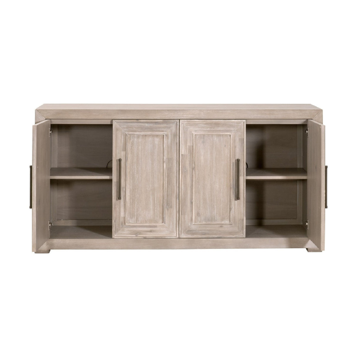 Modern European furniture - 4-Door Acacia Media Sideboard - www.oroa.com