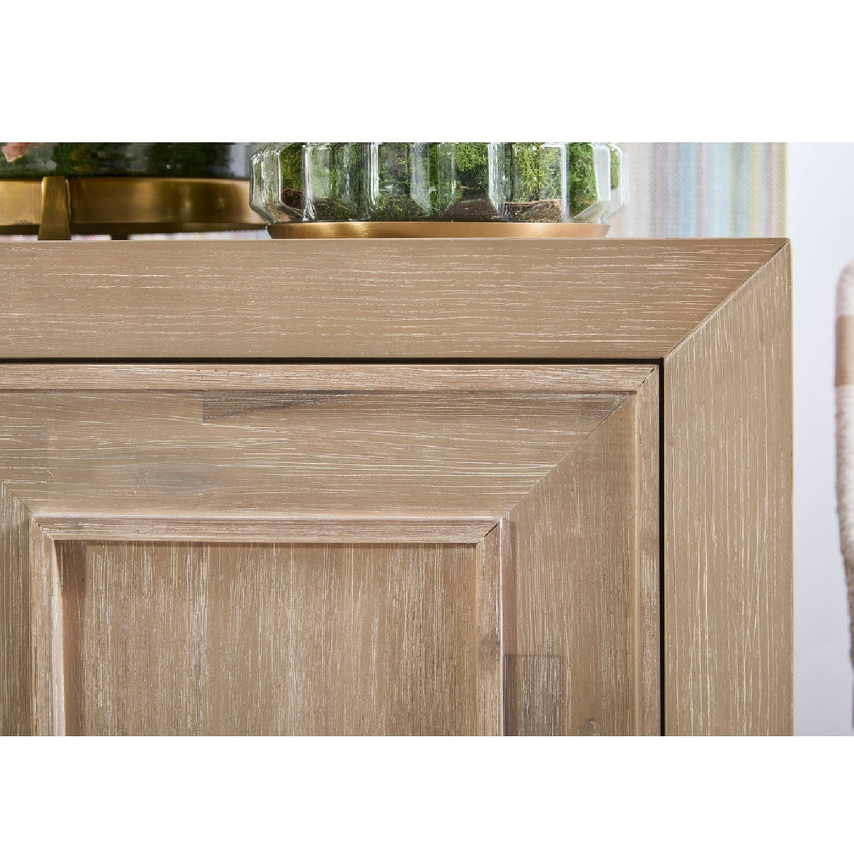 Modern European furniture - 4-Door Acacia Media Sideboard - www.oroa.com