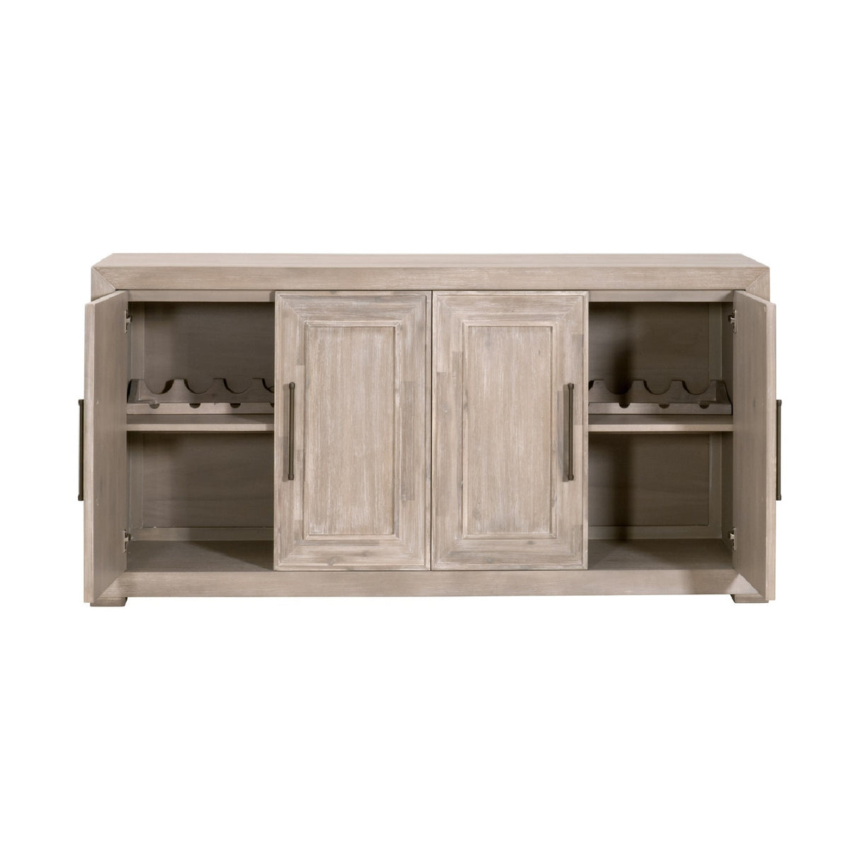 4-Door Acacia Media Sideboard | Oroa.com