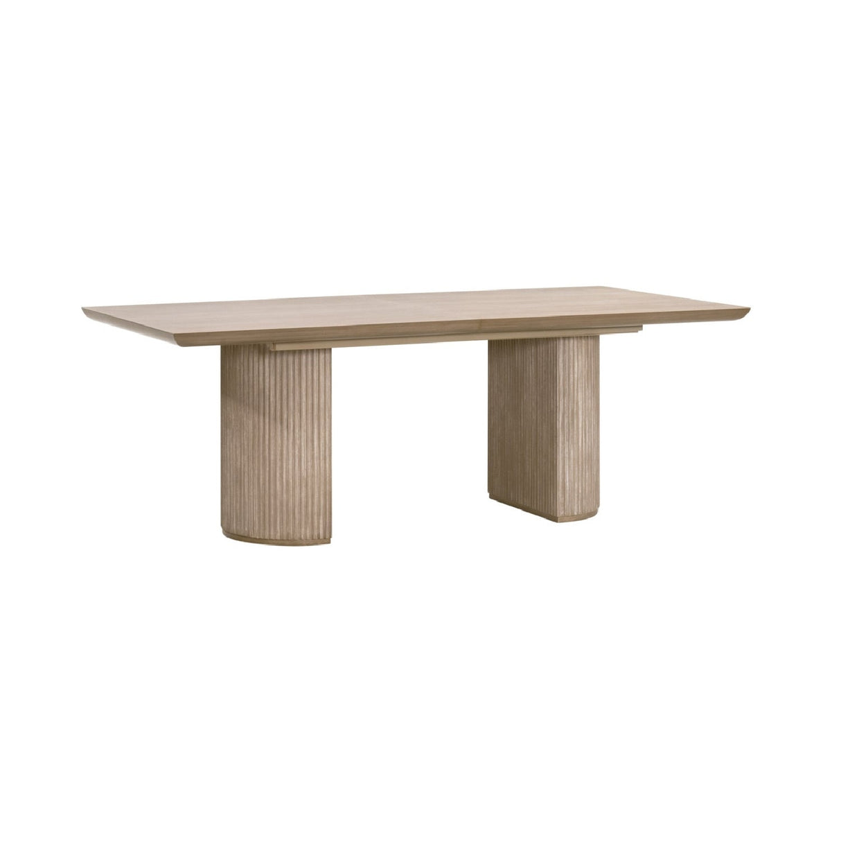 Modern European furniture - Gray Acacia Extendable Dining Table - www.oroa.com