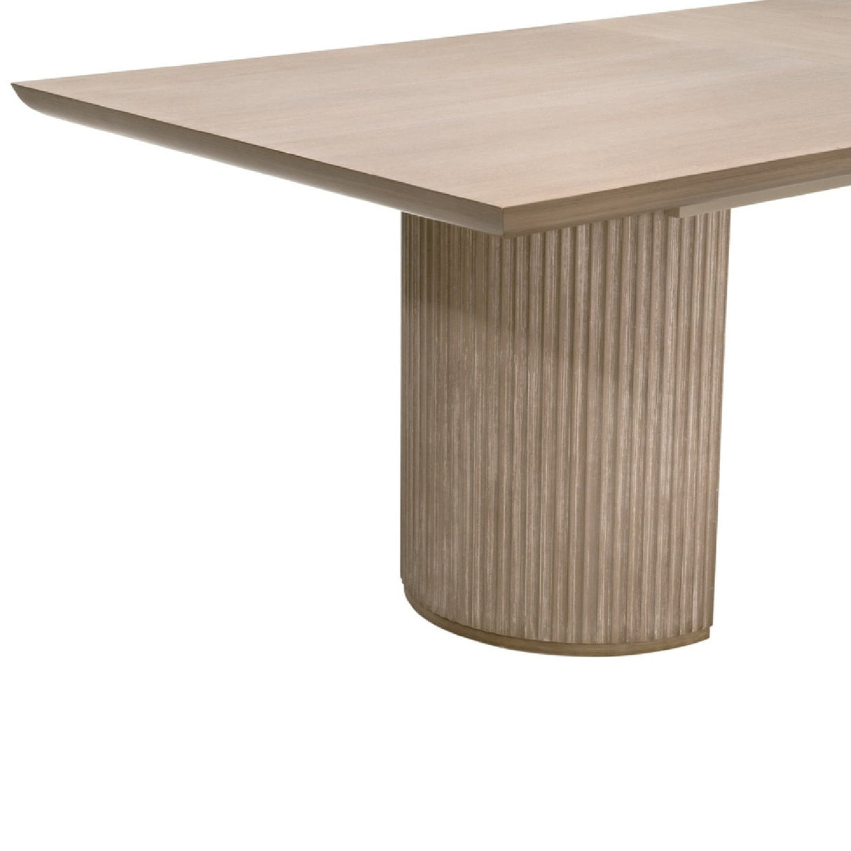 Modern European furniture - Gray Acacia Extendable Dining Table - www.oroa.com