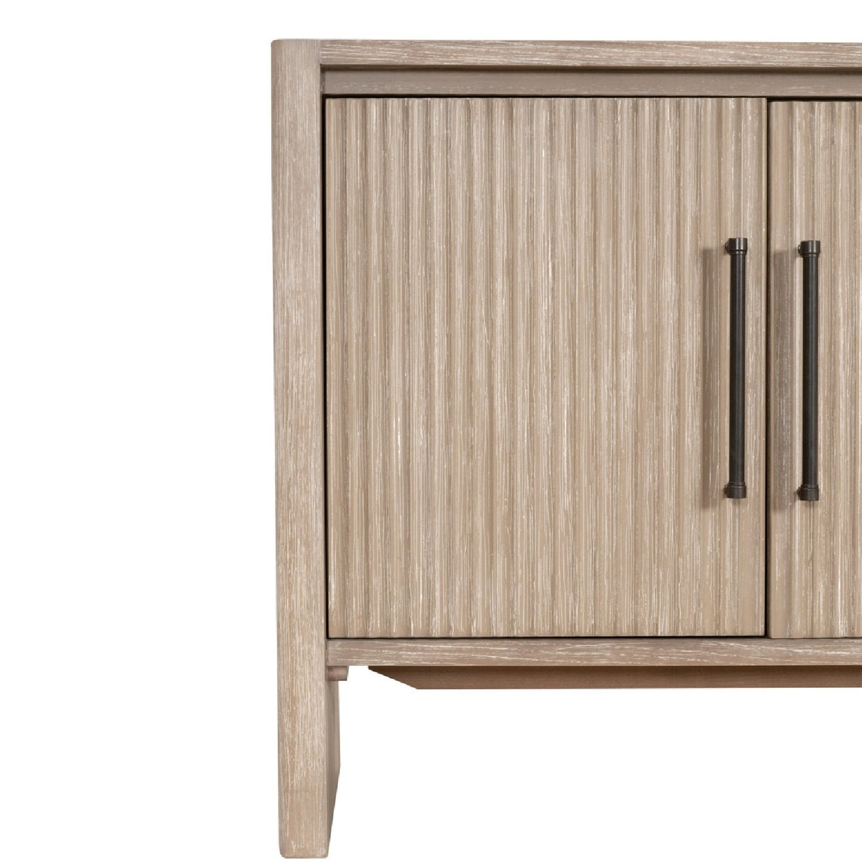 Modern European furniture - Gray Acacia 4-Door Media Sideboard - www.oroa.com