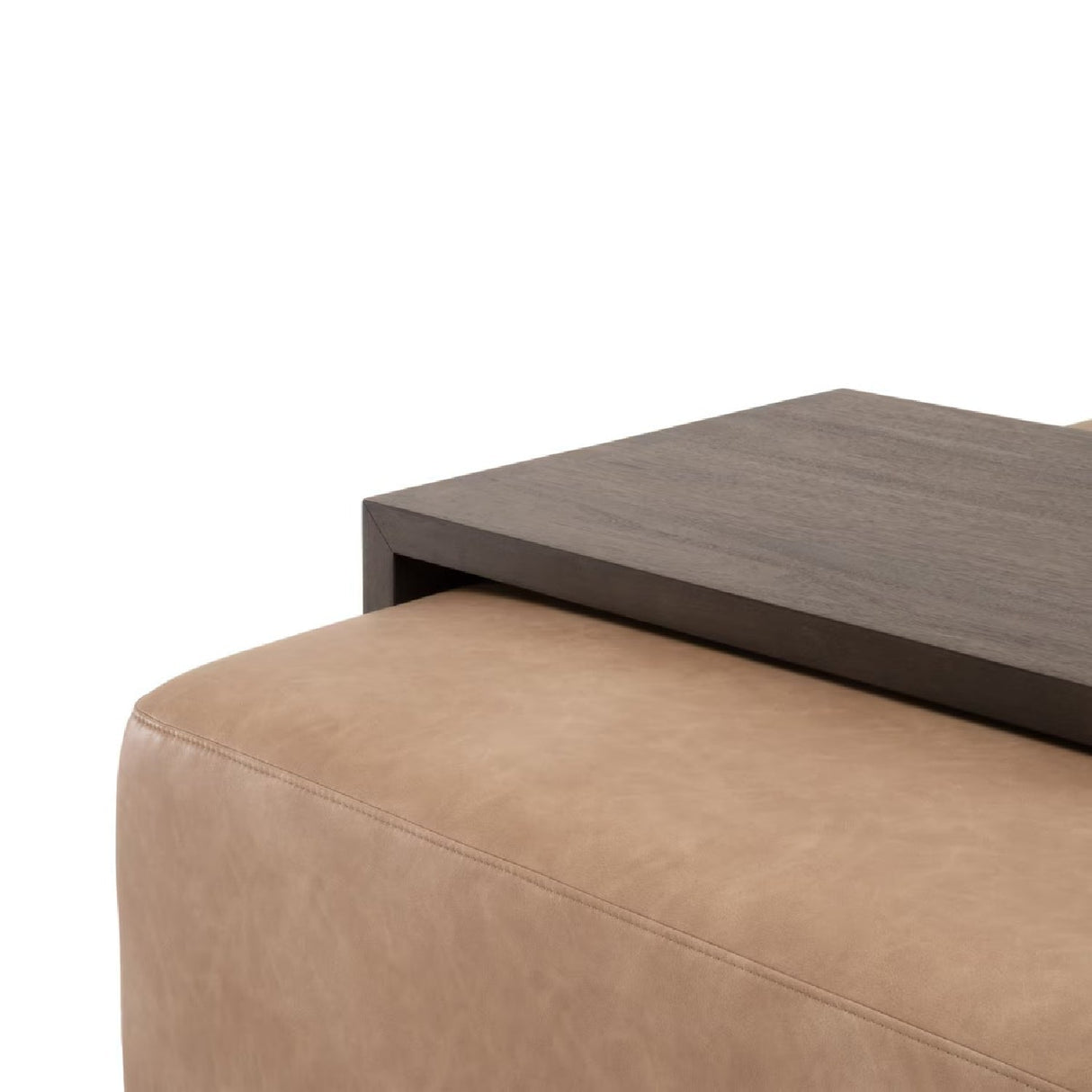 Acacia Upholstered Coffee Table | Living Essentials Dovetail – alternate view 45