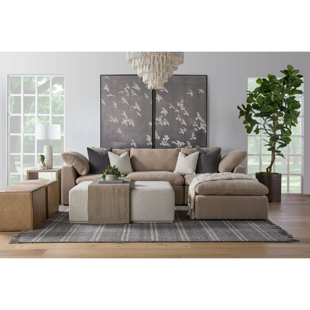 Acacia Upholstered Coffee Table | Oroa.com