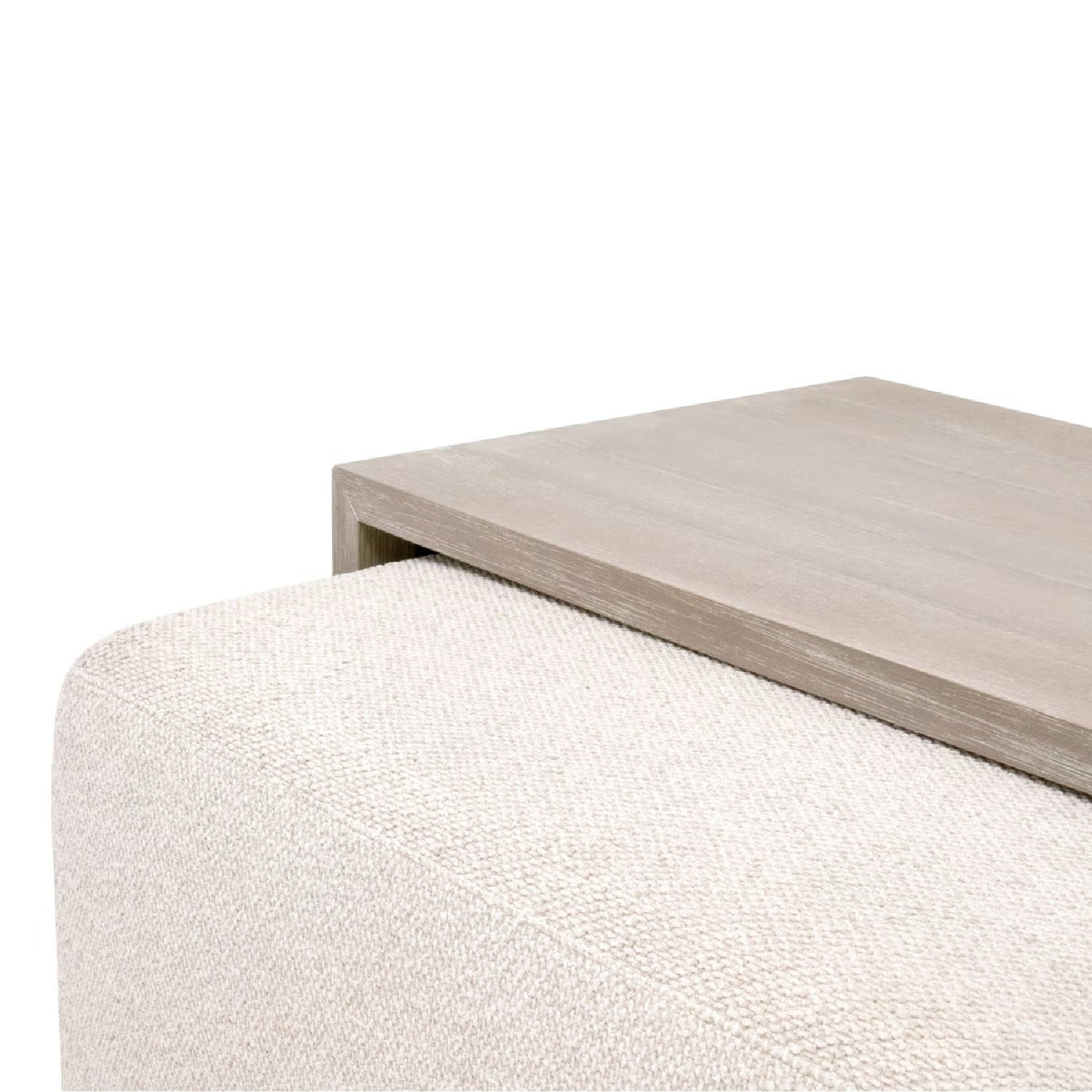 Acacia Upholstered Coffee Table | Living Essentials Dovetail – alternate view 15