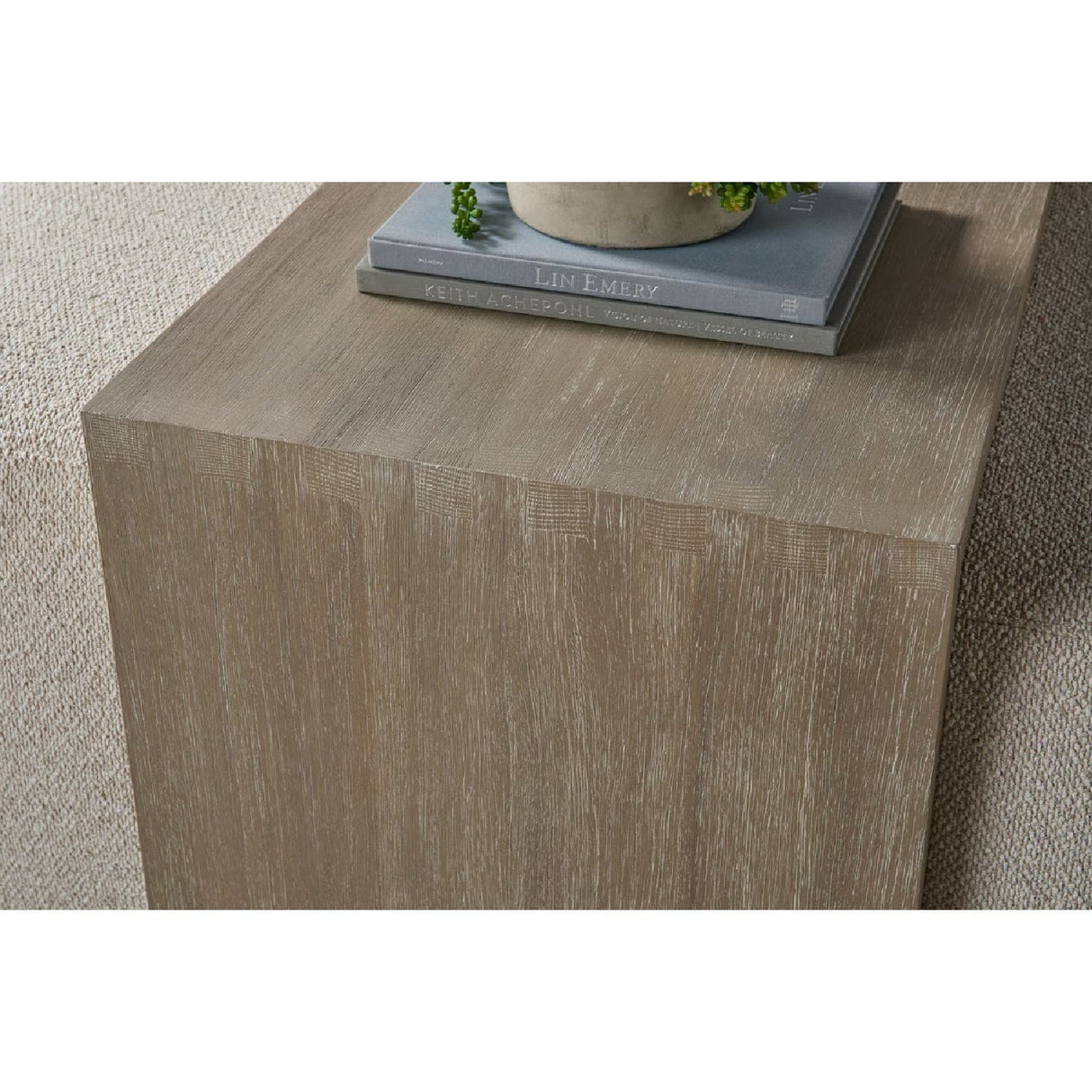 Acacia Upholstered Coffee Table | Living Essentials Dovetail – alternate view 18