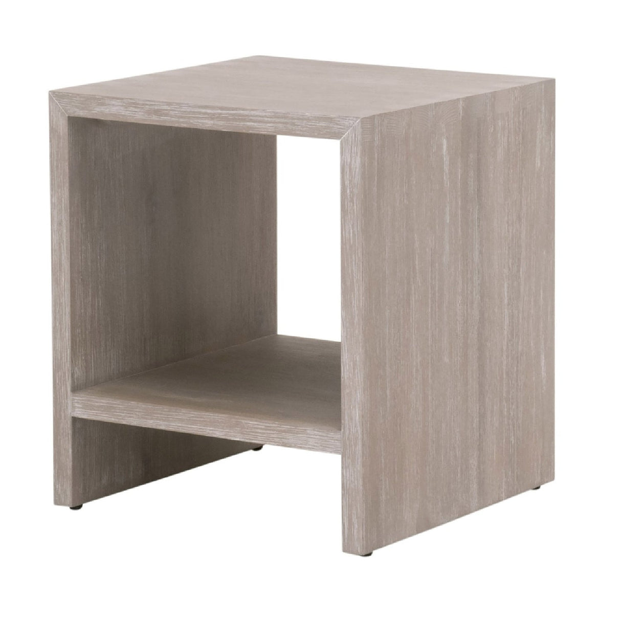 Modern European furniture - Natural Gray Acacia End Table - www.oroa.com